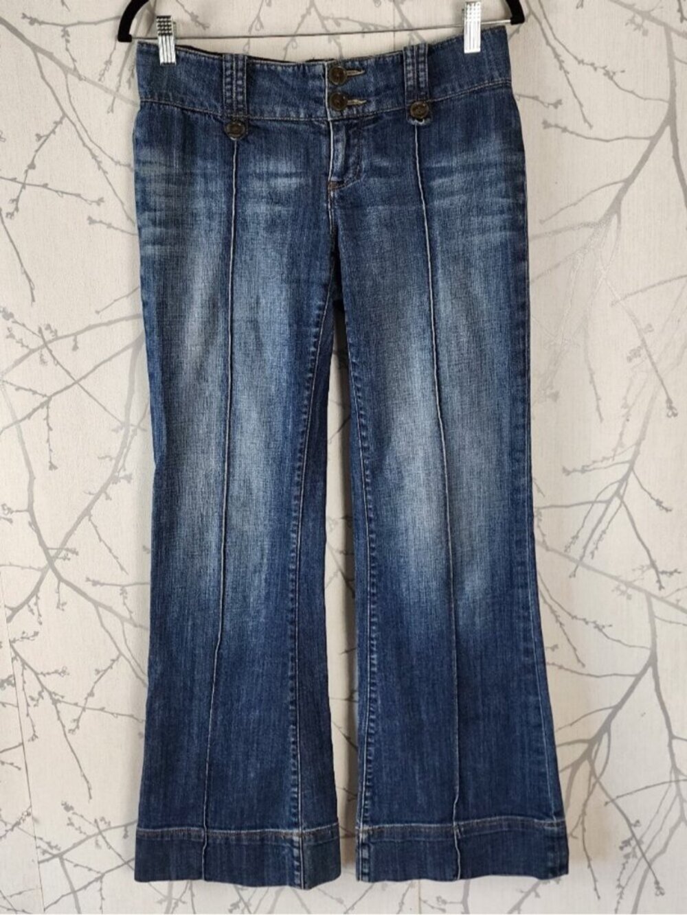 Banana Republic Stretch Denim Low Rise Urban Flare Leg Jeans - Picture 1 of 8